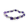 GBA-KGB4 Amethyst and Rose Quartz Bracelet