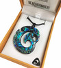 Paua Pendant Manaia Tattoo Boxed