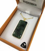 NZ Pounamu Pendant Gold Plated Boxed