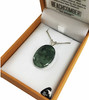 NZ Pounamu Pendant Silvertone Boxed