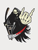 BCST2006 Sticker 9cm Grim Reaper