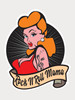 BCST2011 Sticker 9cm Rock N Roll Mama