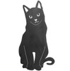Cat Sitting Front Corten Steel Wall Art