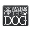 Beware of the Dog Corten Steel Wall Art