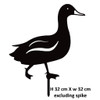 BAMA208 Mother Duck Corten Steel Garden Art