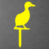 BAMEY209 Duckling 1  Steel Garden Art Yellow