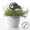 BAMA301 Kiwi Corten Steel Pot Plant Art