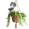 BAMA303 Fantail Corten Steel Pot Plant Art