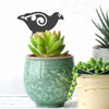 BAMA309 Takahe Corten Steel Pot Plant Art