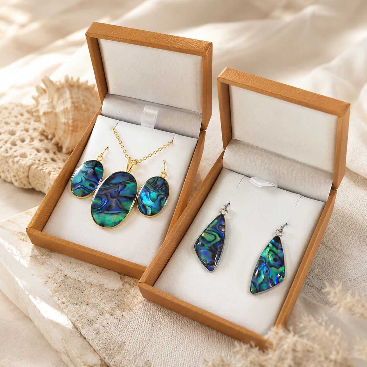 Paua Earrings & Sets