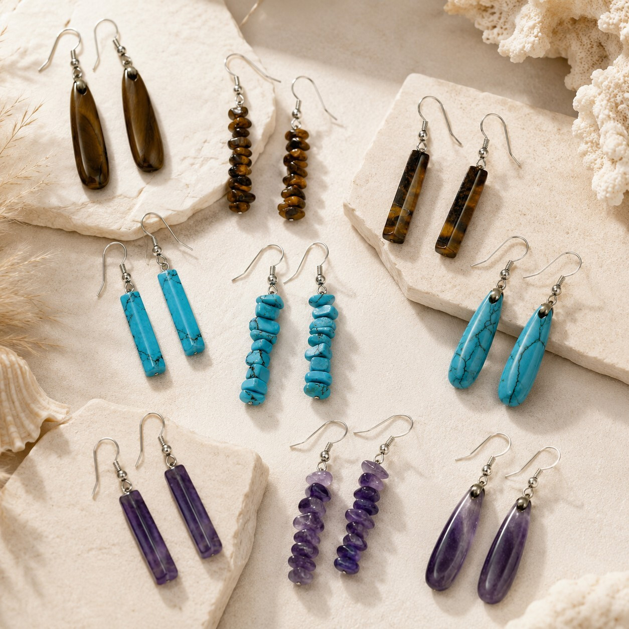 Gemstone Earrings