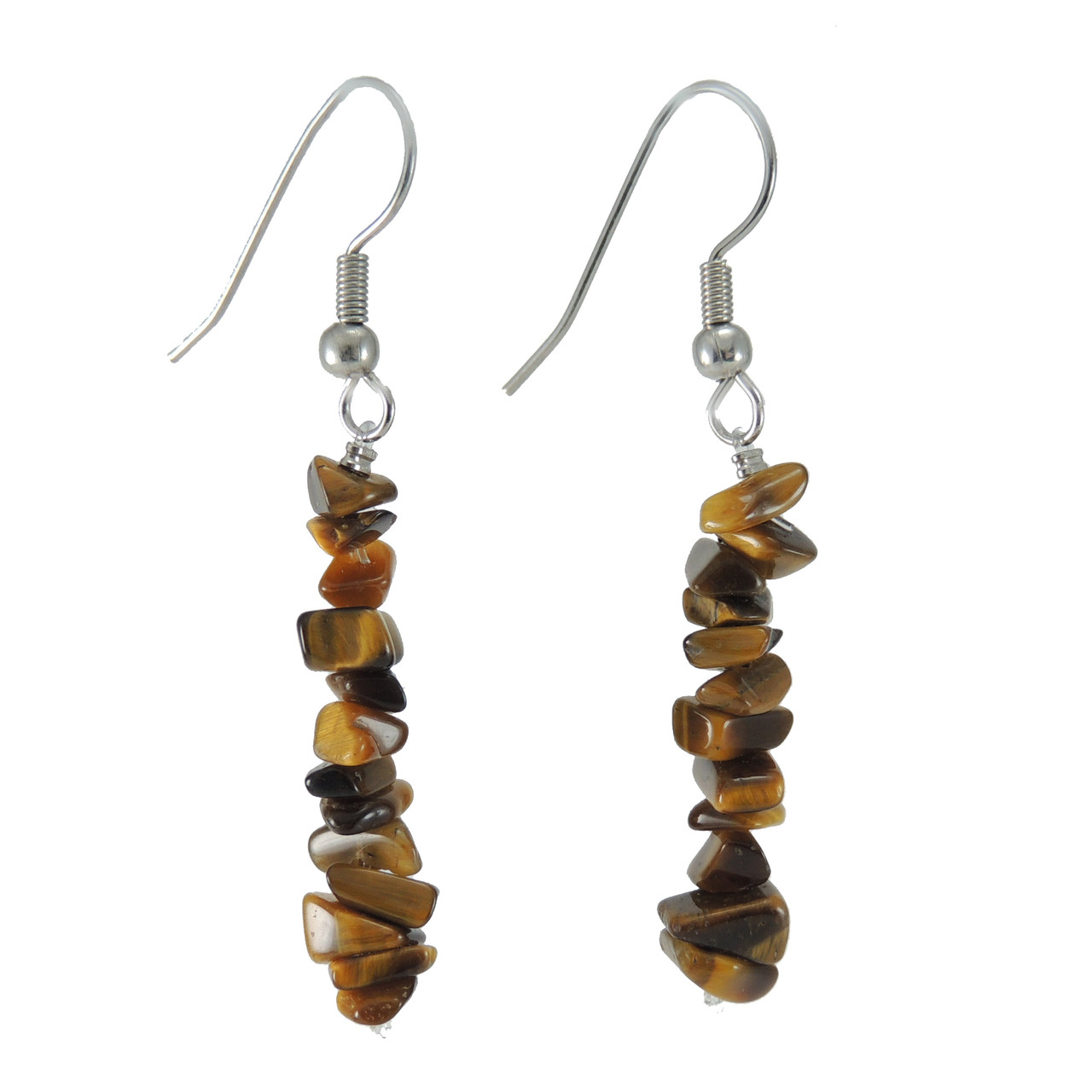 GET-KGEB3t Tiger Eye Chip Earrings