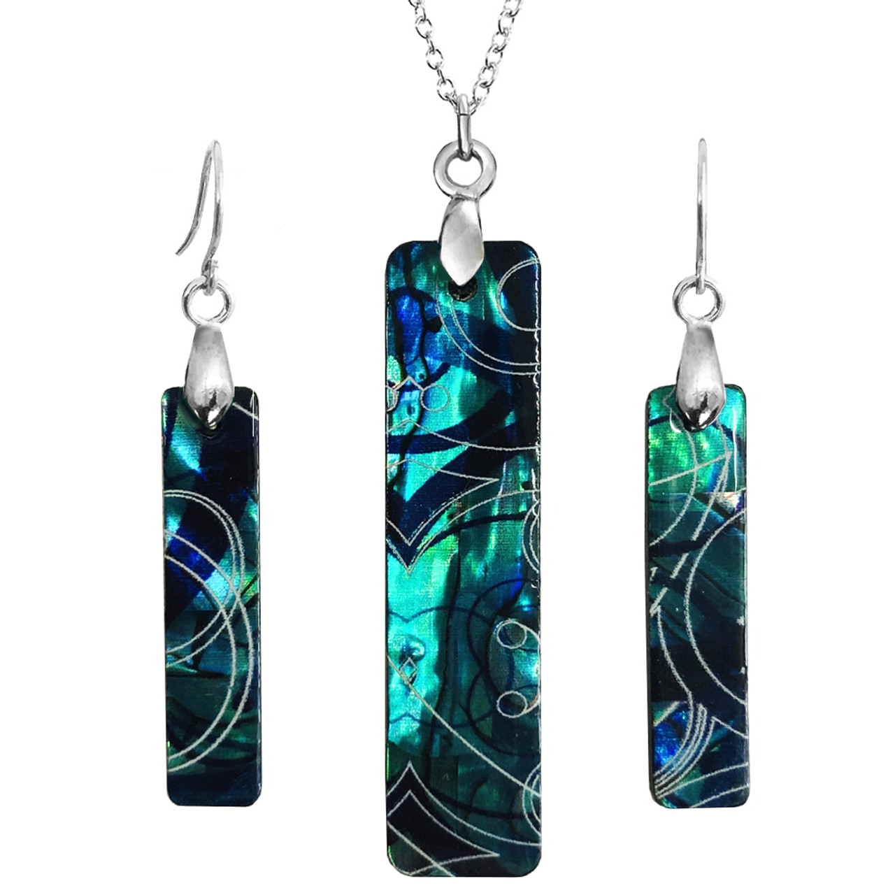 Paua Set Bar Blue