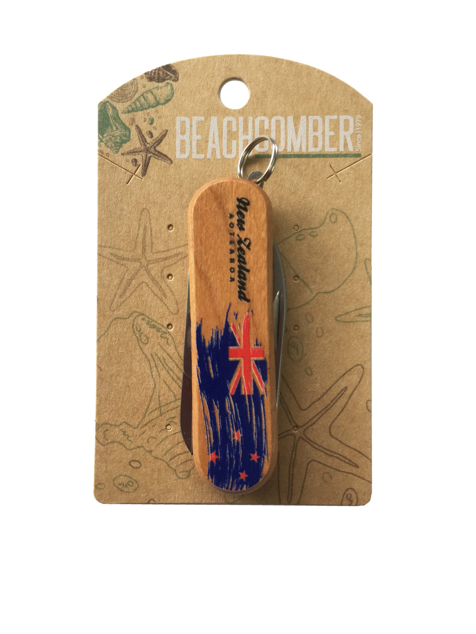 Small Fruit Knife with NZ Flag printed on