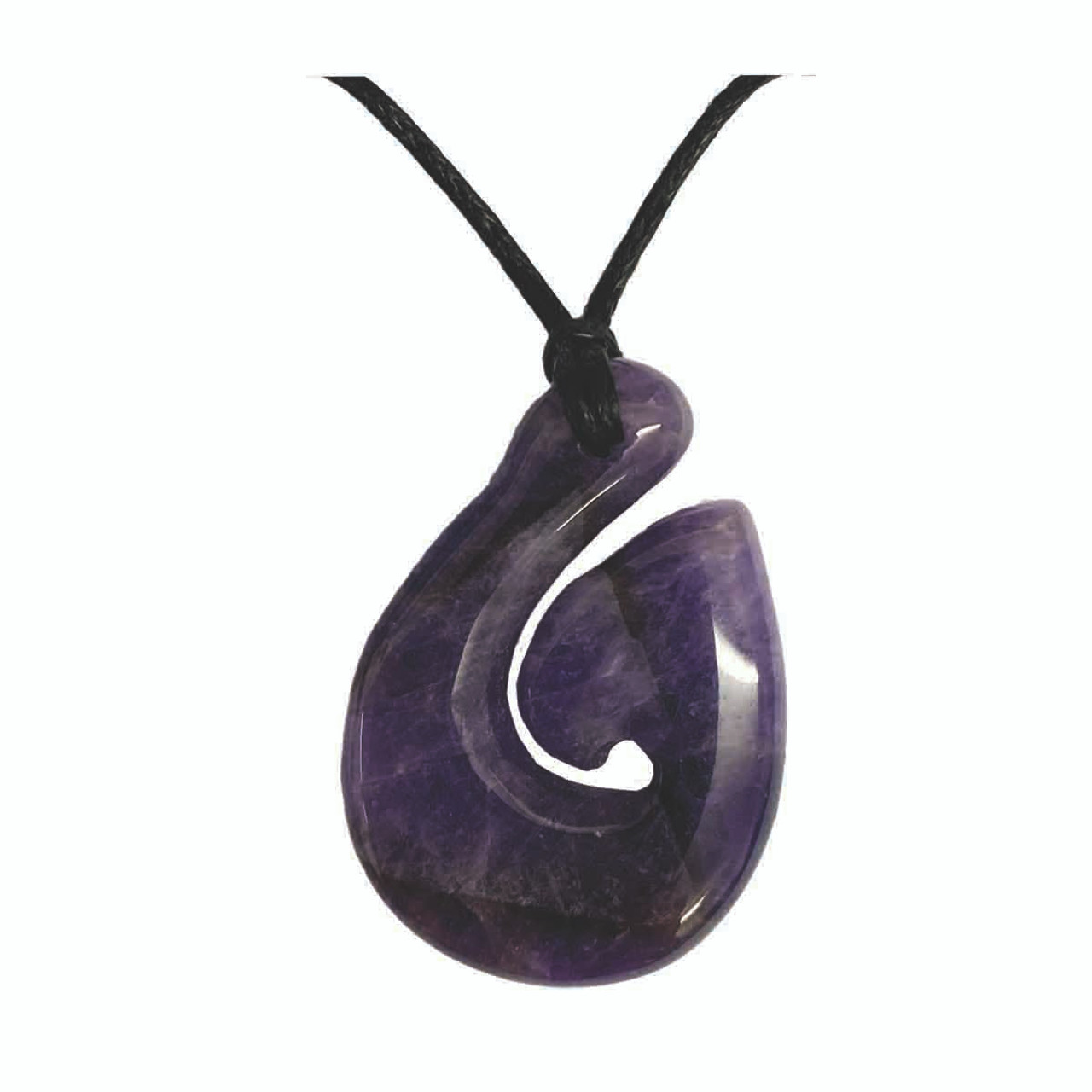 Genuine Amethyst Fish Hook