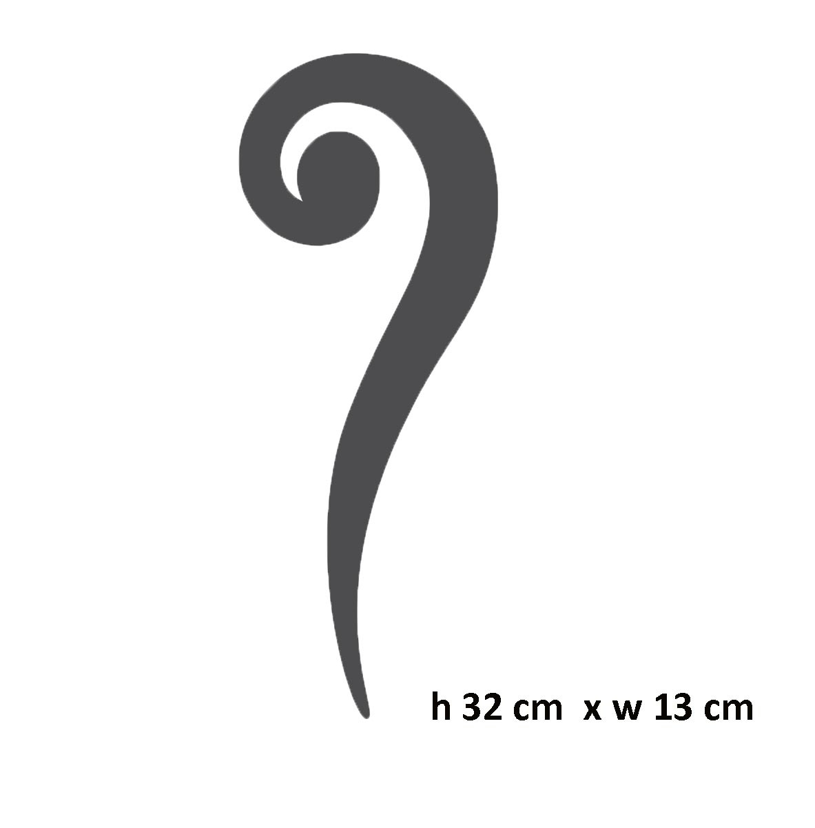 Koru Corten Steel Garden Art