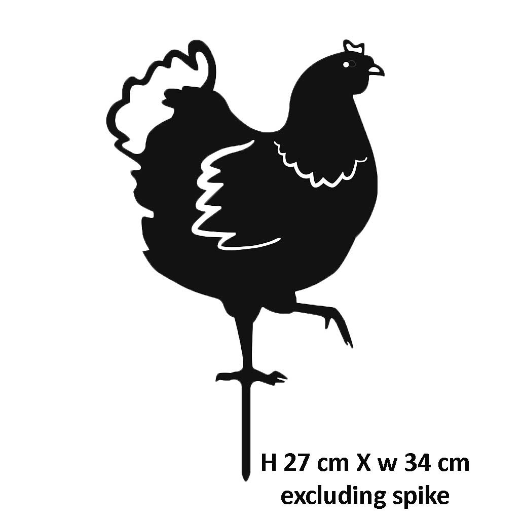 Mother Hen Metal Garden Art