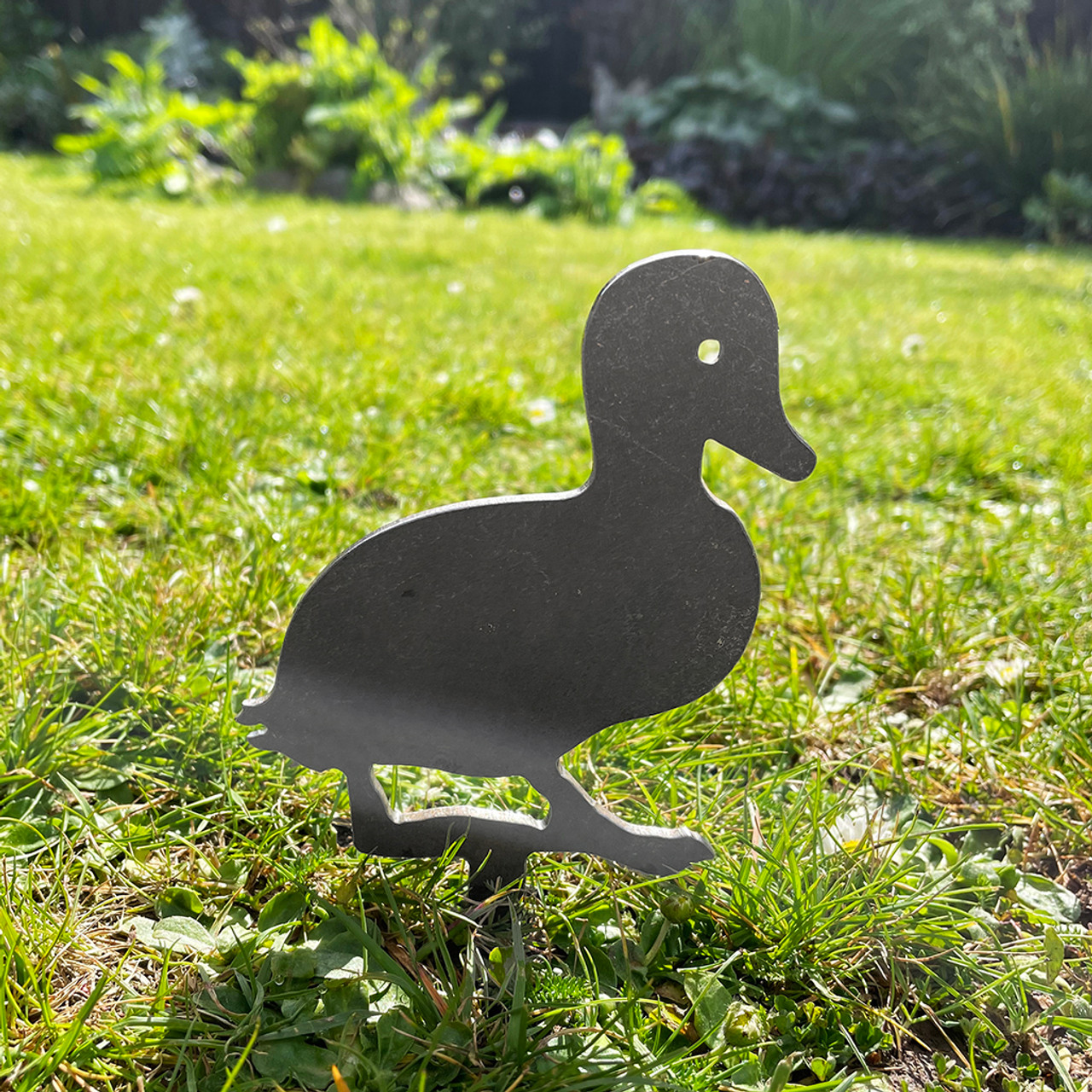 BAMA211 Duckling 3 Corten Steel Garden Art