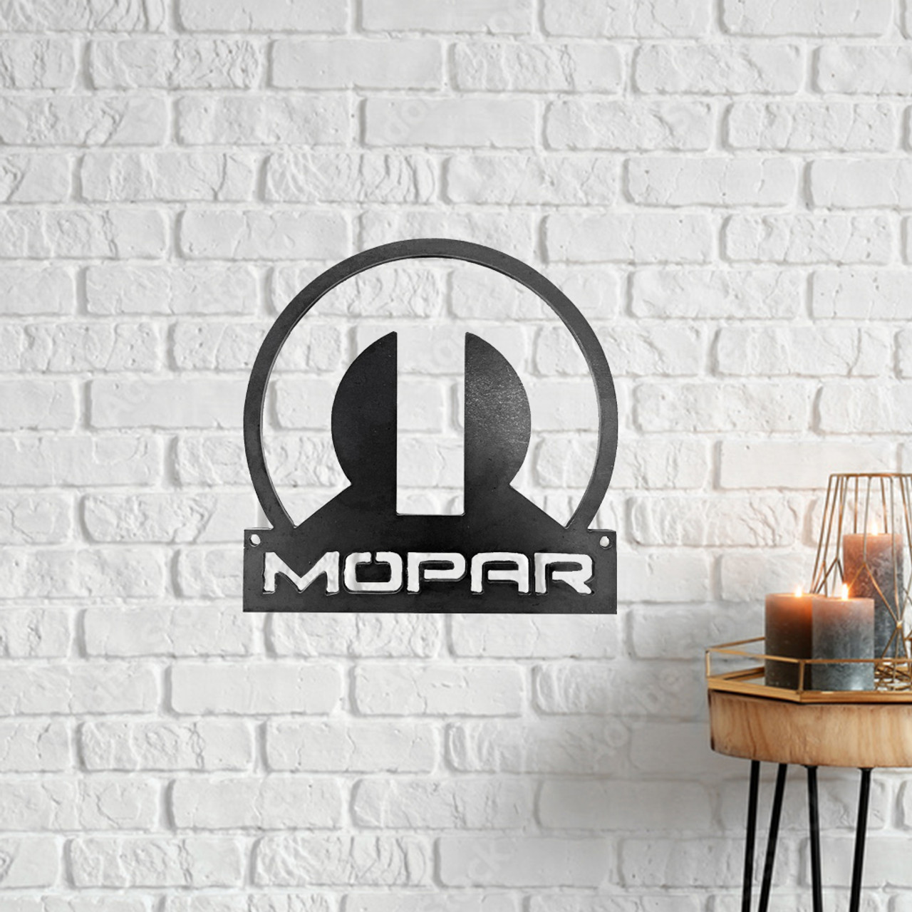 BAMA635 Mopar Corten Steel Wall Art