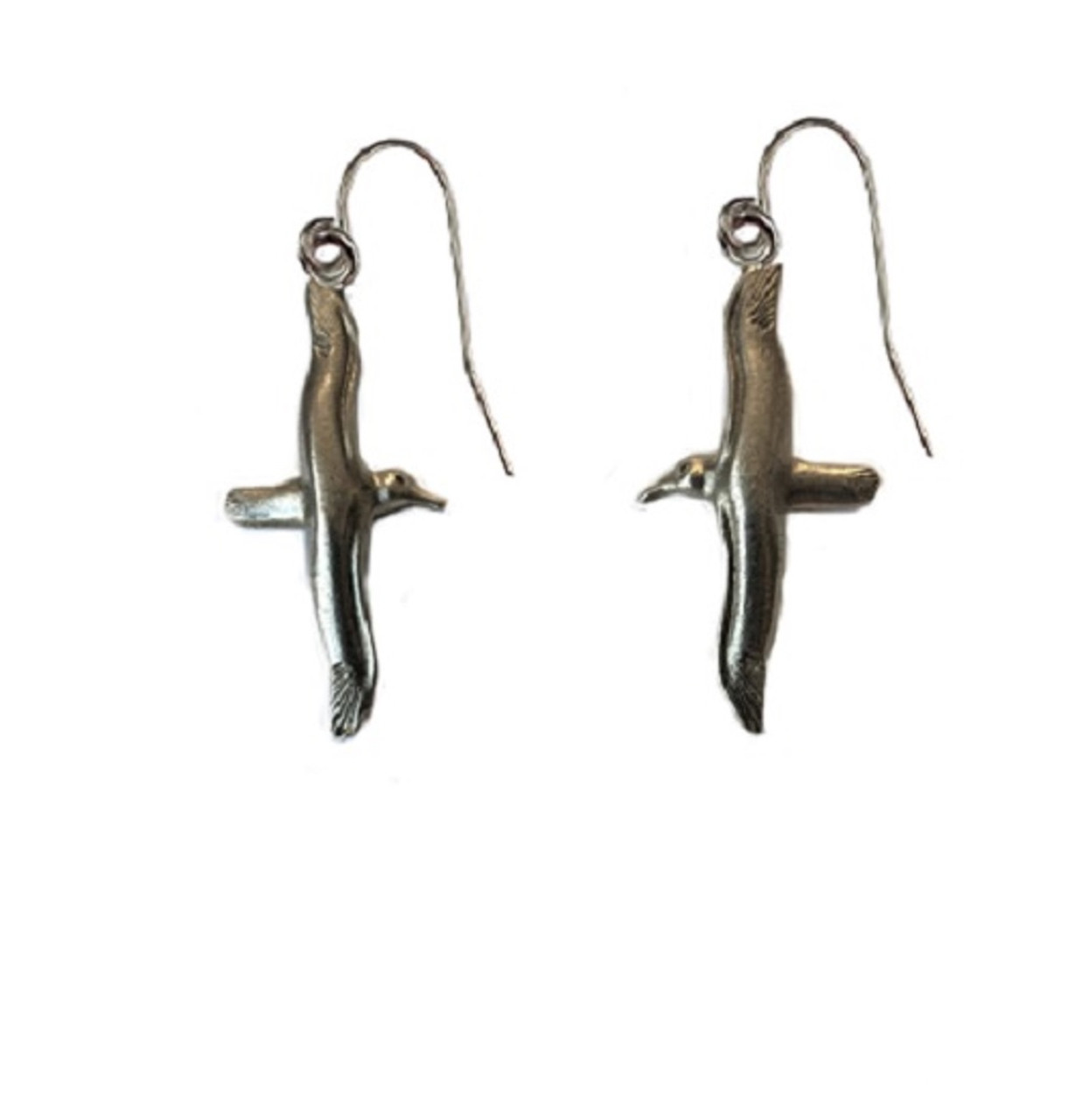 Pewter earring - Albratross