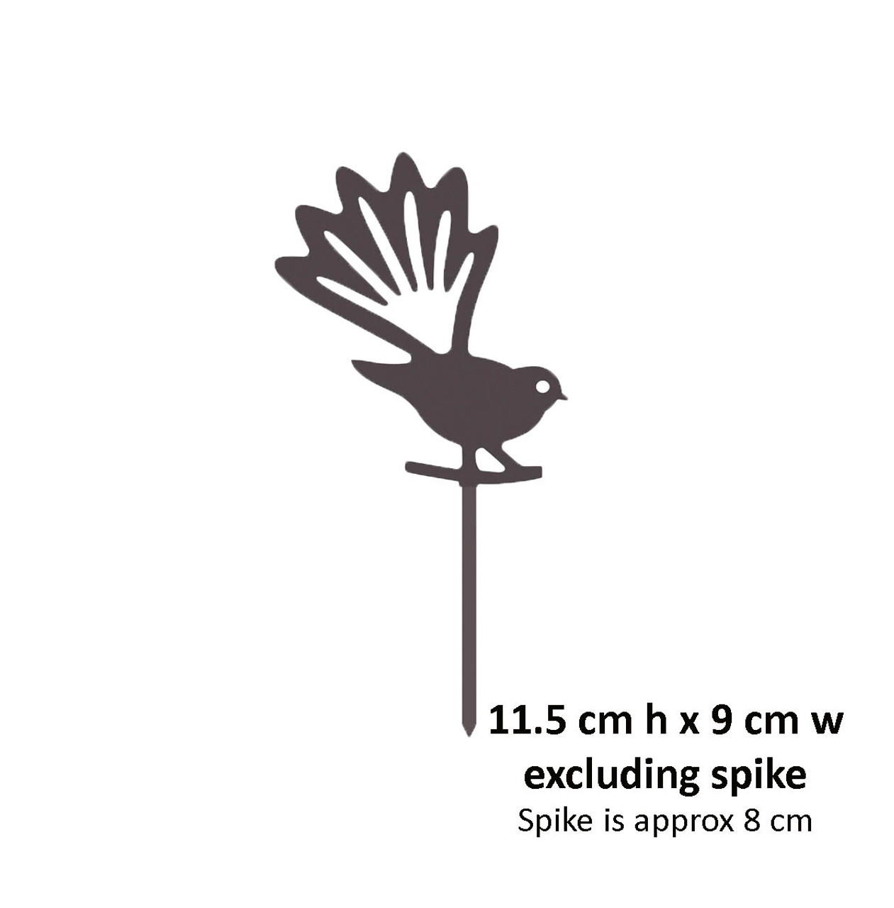 BAMA303 Fantail Corten Steel Pot Plant Art