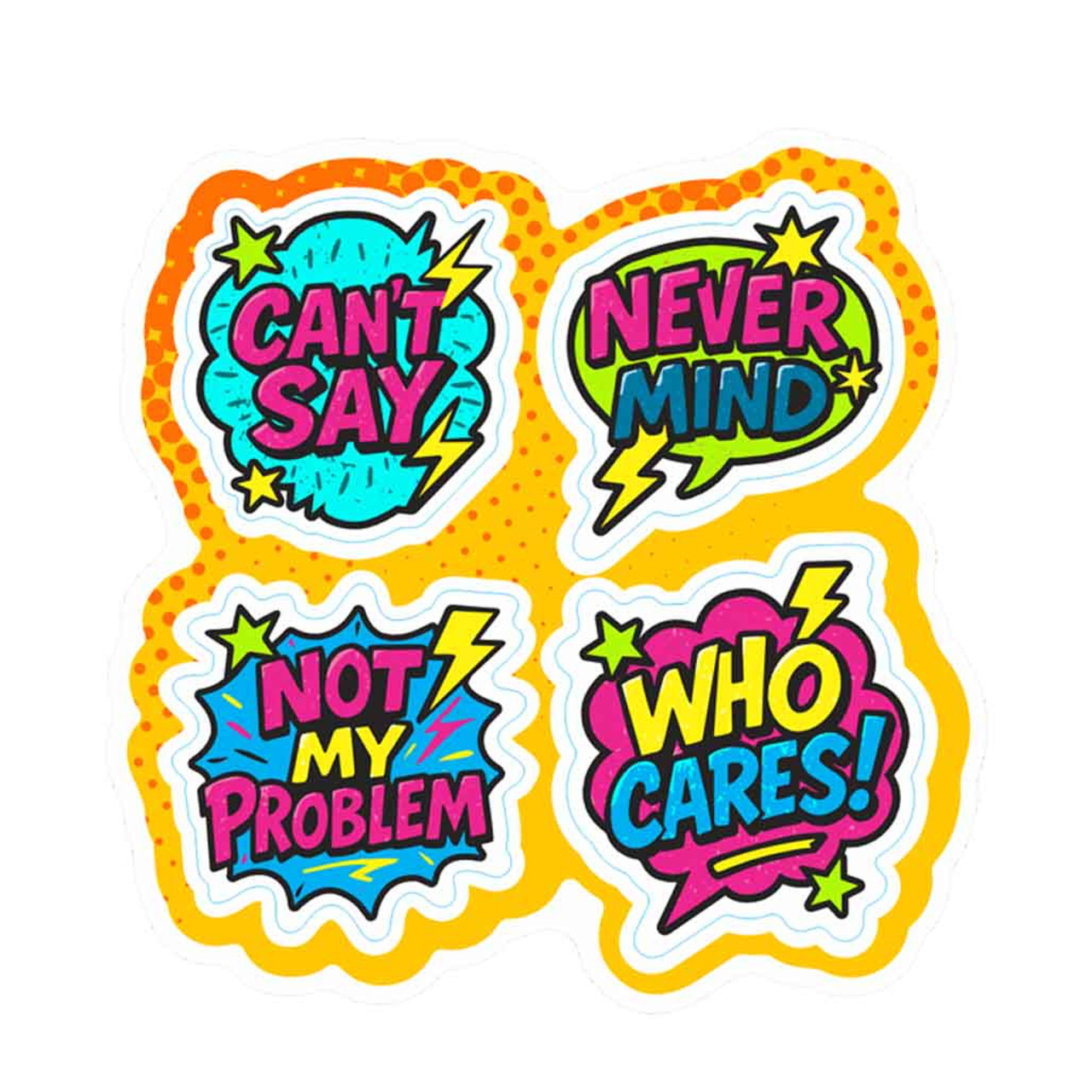 Can't Say Sticker combo