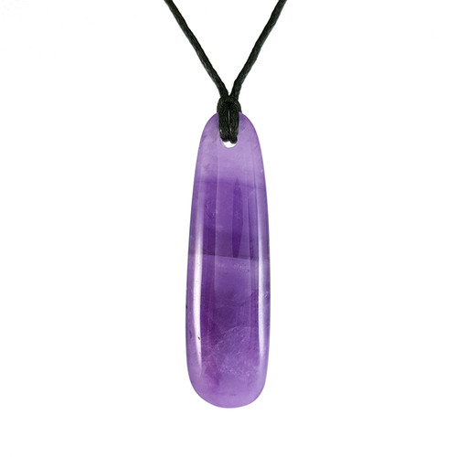 Genuine Amethyst Patu Pendant Clean