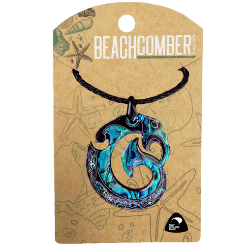 BCJ1534P Paua Pendant Manaia Tattoo BCJ1534P Paua Pendant Manaia Tattoo