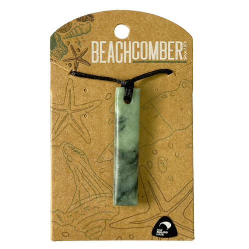 NZ Pounamu Pendant Toki Carded