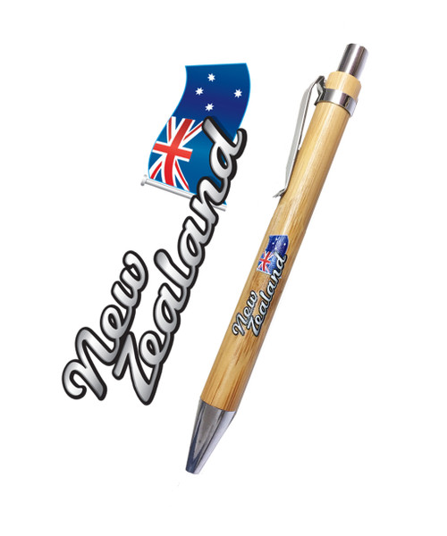 Bamboo Pen - NZ Flag