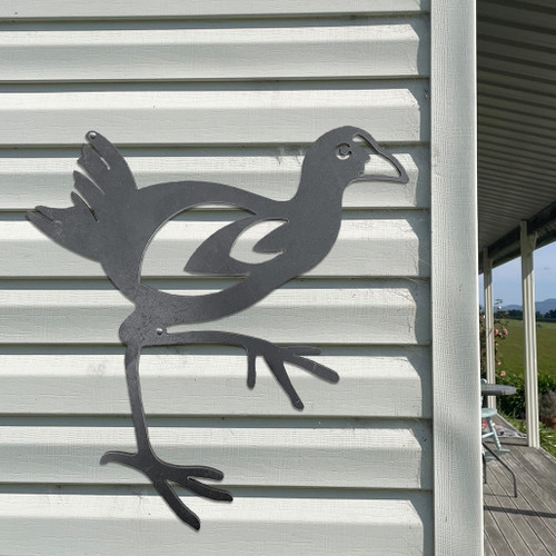 BAMA517 Pukeko Corten Steel Wall Art