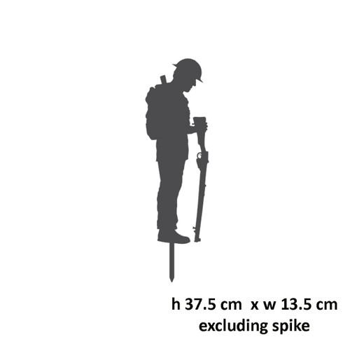Small Soldier - Metal Garden Art