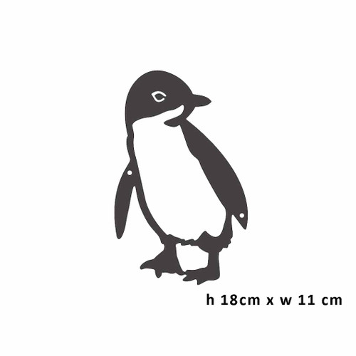 Penguin Metal Wall Art – Corten Steel