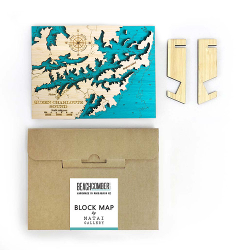 Queen Charlotte Sound Block Map Packaged