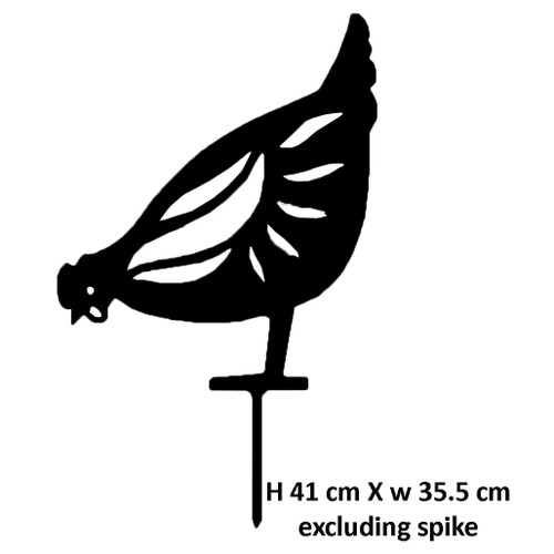 BAMA203 Chook 3 Corten Steel Garden Art