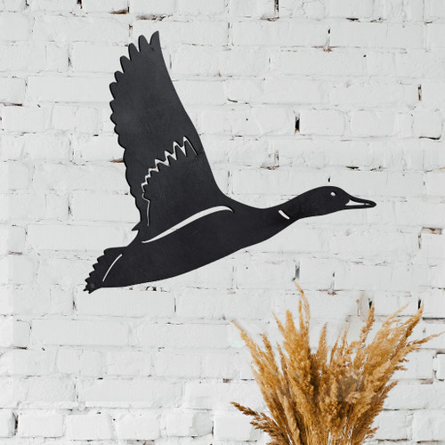 Flying Duck XL Corten Steel Wall Art