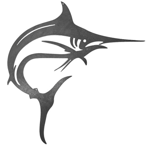 Marlin Metal Wall Art – Corten Steel