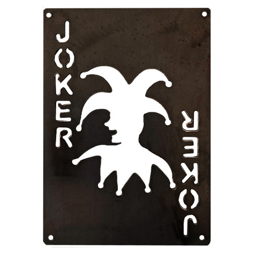 Joker Face Metal Wall Art – Corten Steel