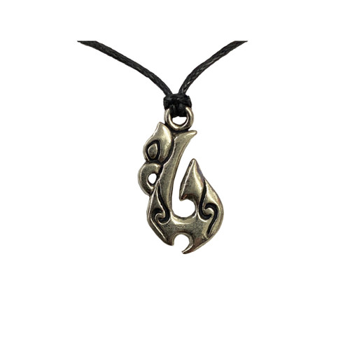 Pewter pendant on chain - Manaia