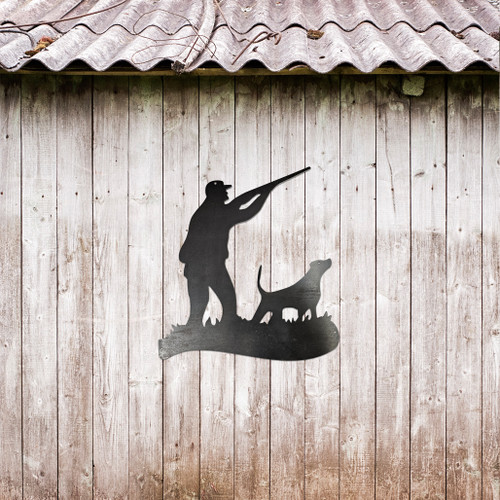 Duck Hunter Metal Wall Art
