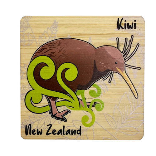 Kiwi Bamboo Coaster