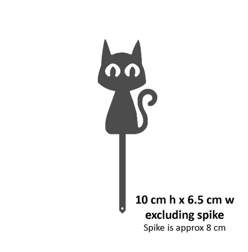 Mini Cat Pot Plant Art – Corten Steel