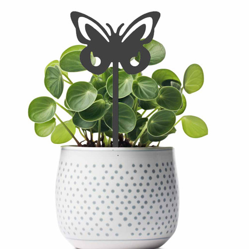 Mini Butterfly Pot Plant Art – Corten Steel