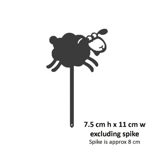 Mini Sheep Pot Plant Art – Corten Steel