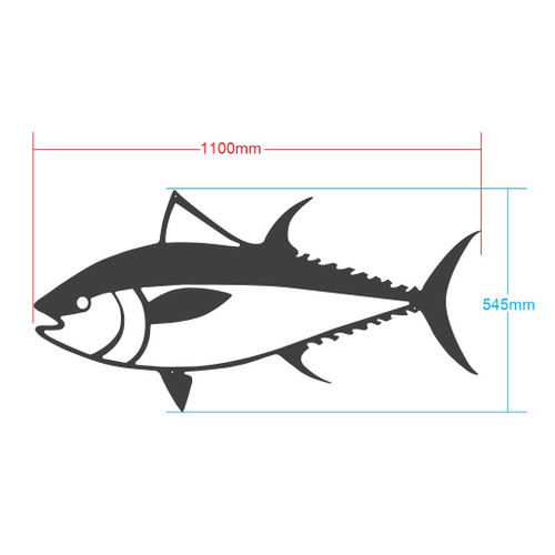 Tuna Large Metal Garden Art