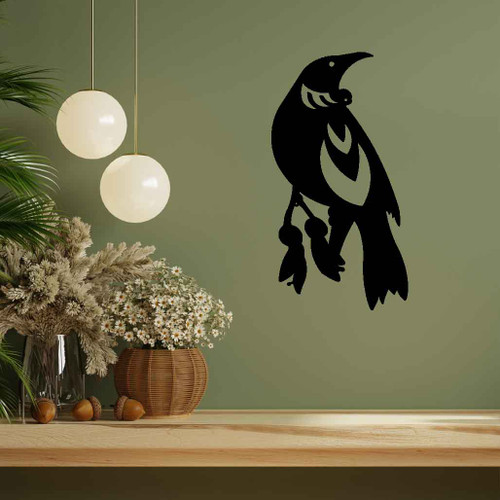 Tui Metal Wall Art – Black Steel