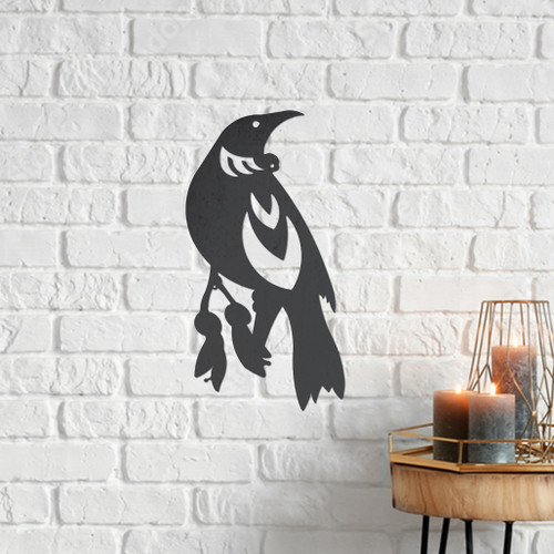 Tui Metal Wall Art – Black Steel