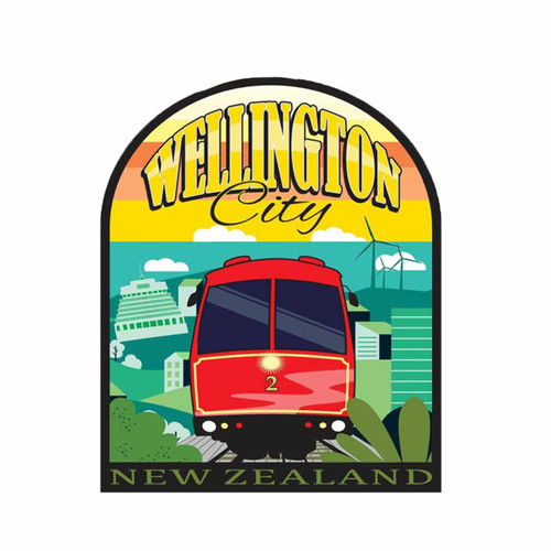 Wellington Cable Car Sticker