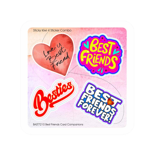 4 Sticker combo Best Friends