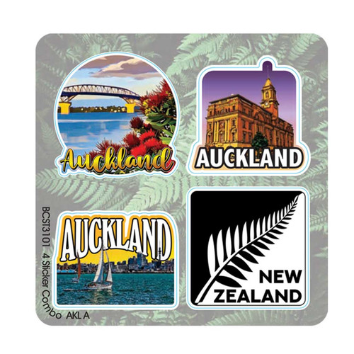Auckland Icons Sticker Pack - 4 Pack